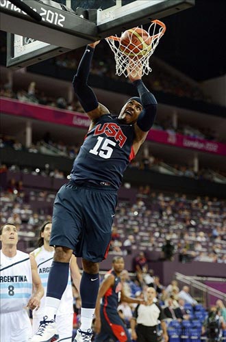 USA forward Carmelo Anthony